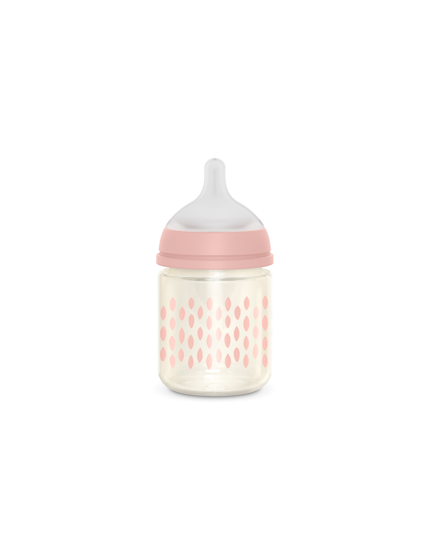 Biberon de sticlă 120 ml Tetină fiziologică SX Pro cu debit lent Bonhomia